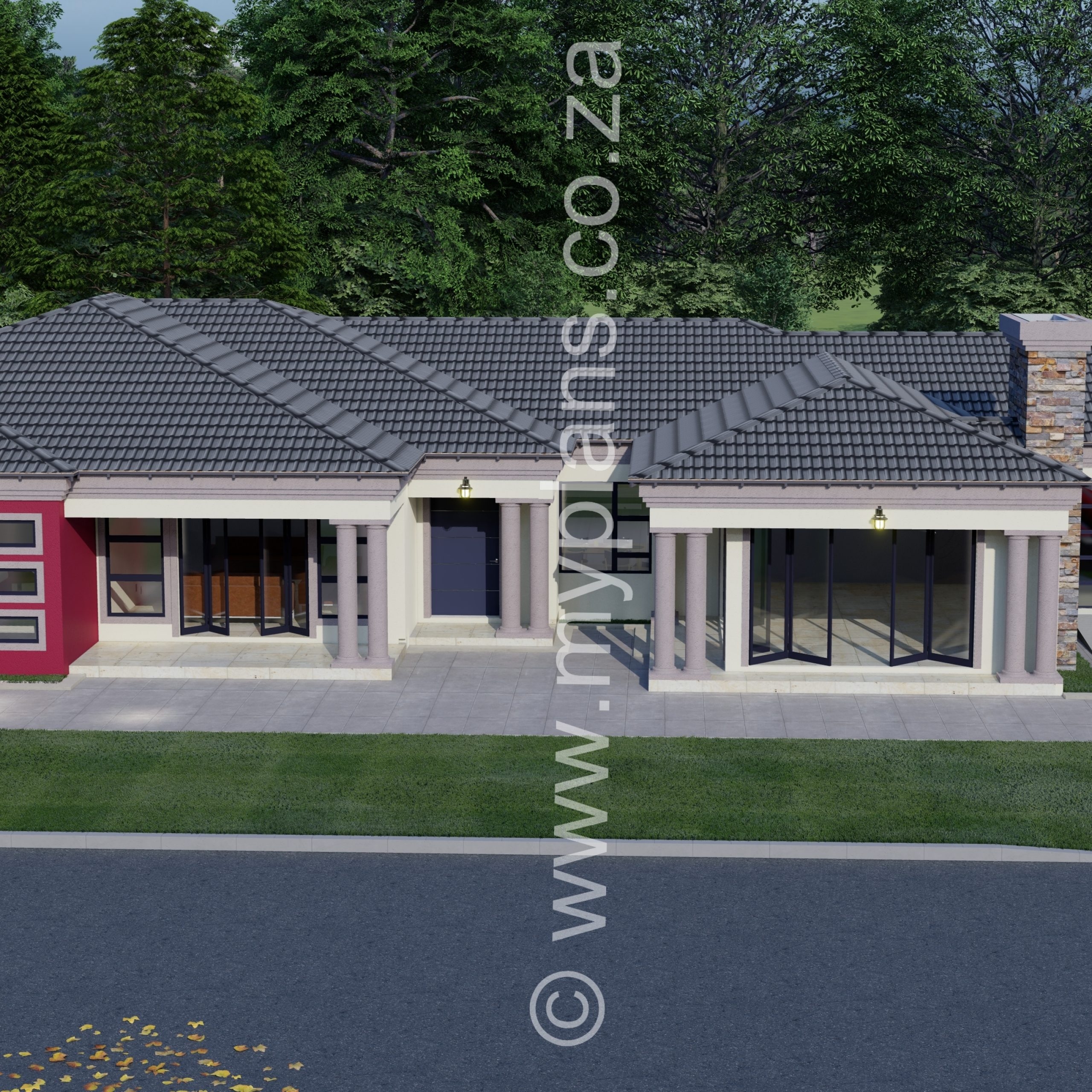 4 Bedroom House Plan BLA 0020S My Building Plans South Africa