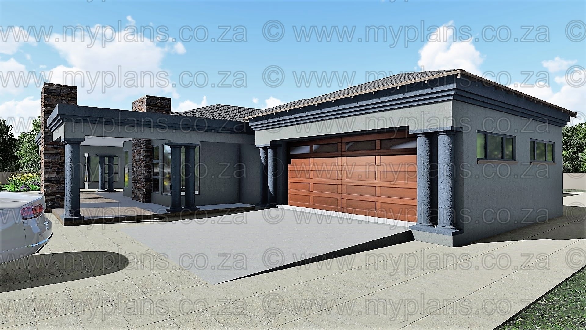 4 Bedroom House Plan MLB 058 1S My Building Plans South Africa 4 Bedroom House Plan MLB 058 1S My Building Plans South Africa