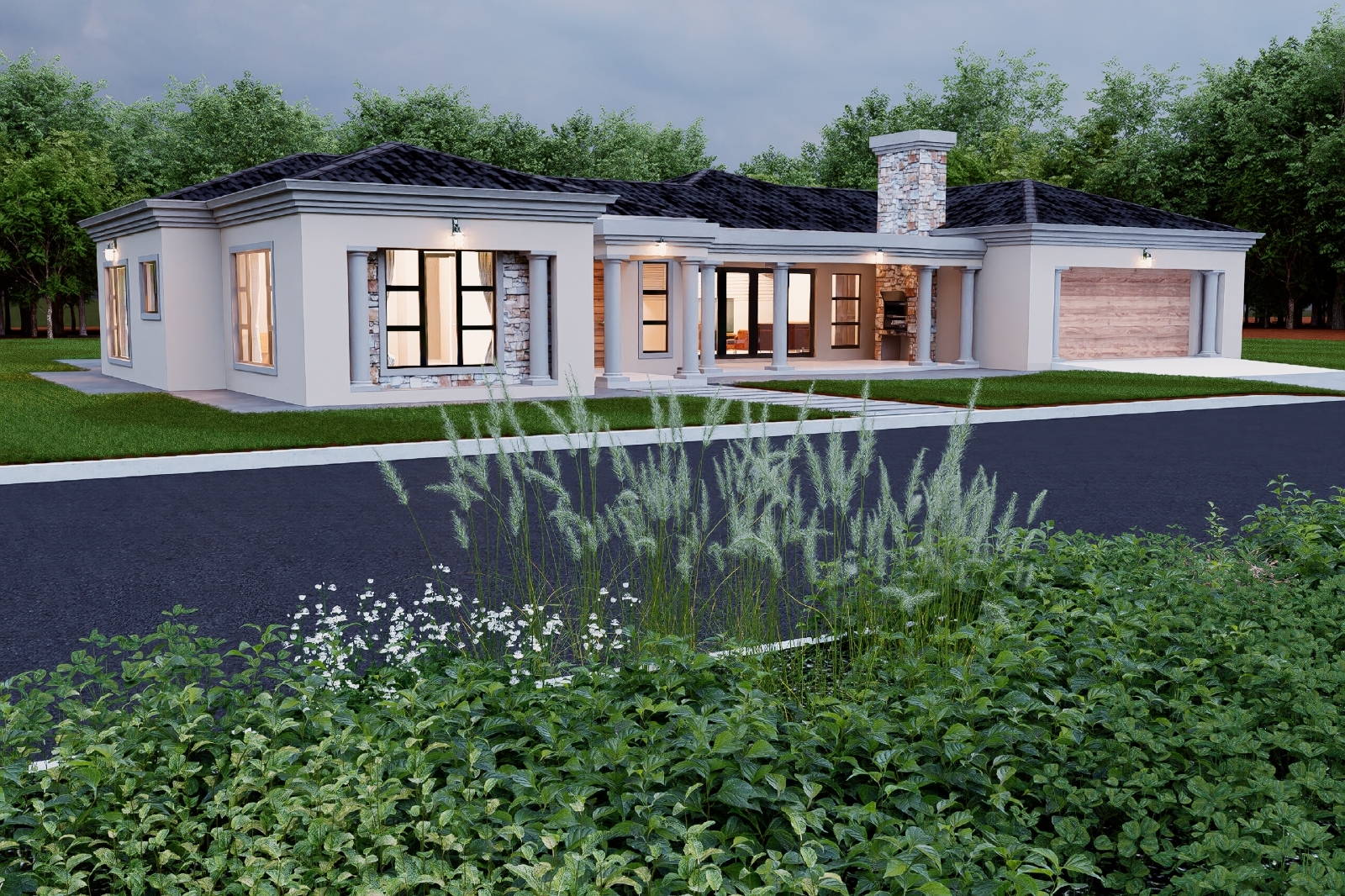 4 Bedroom House Plan MOB 2407 14 My Building Plans South Africa 4 Bedroom House Plan MOB 2407 14 My Building Plans South Africa