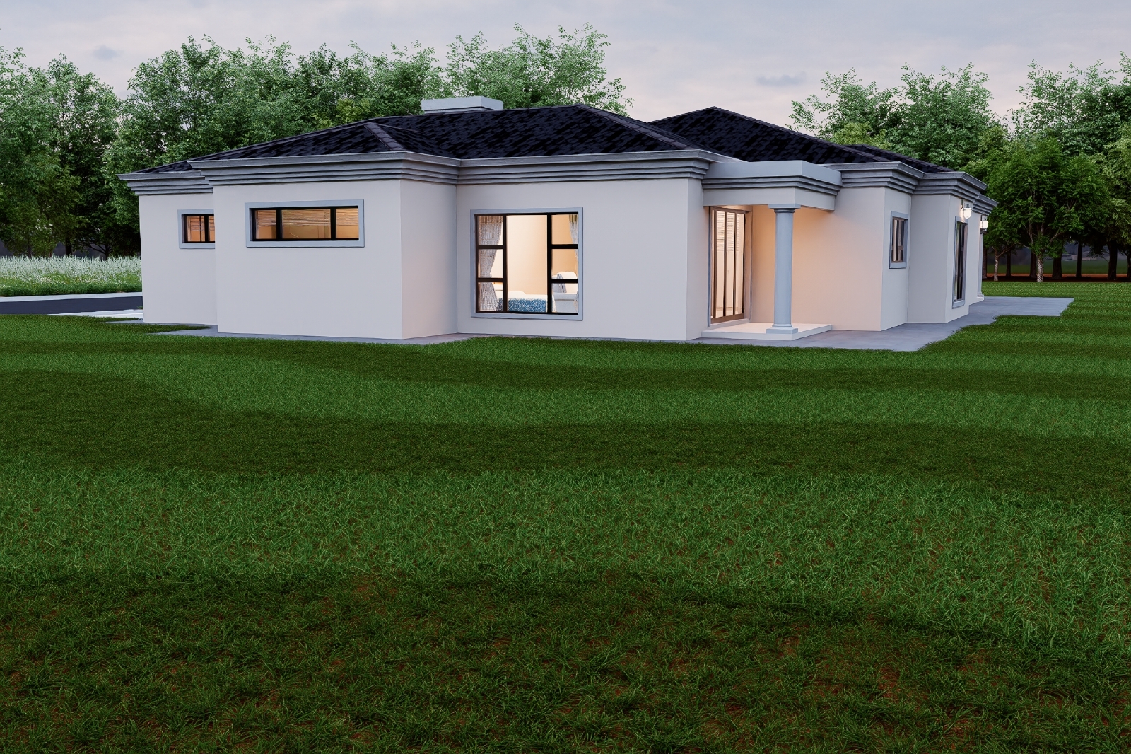 4 Bedroom House Plan MOB 2407 14 My Building Plans South Africa 4 Bedroom House Plan MOB 2407 14 My Building Plans South Africa