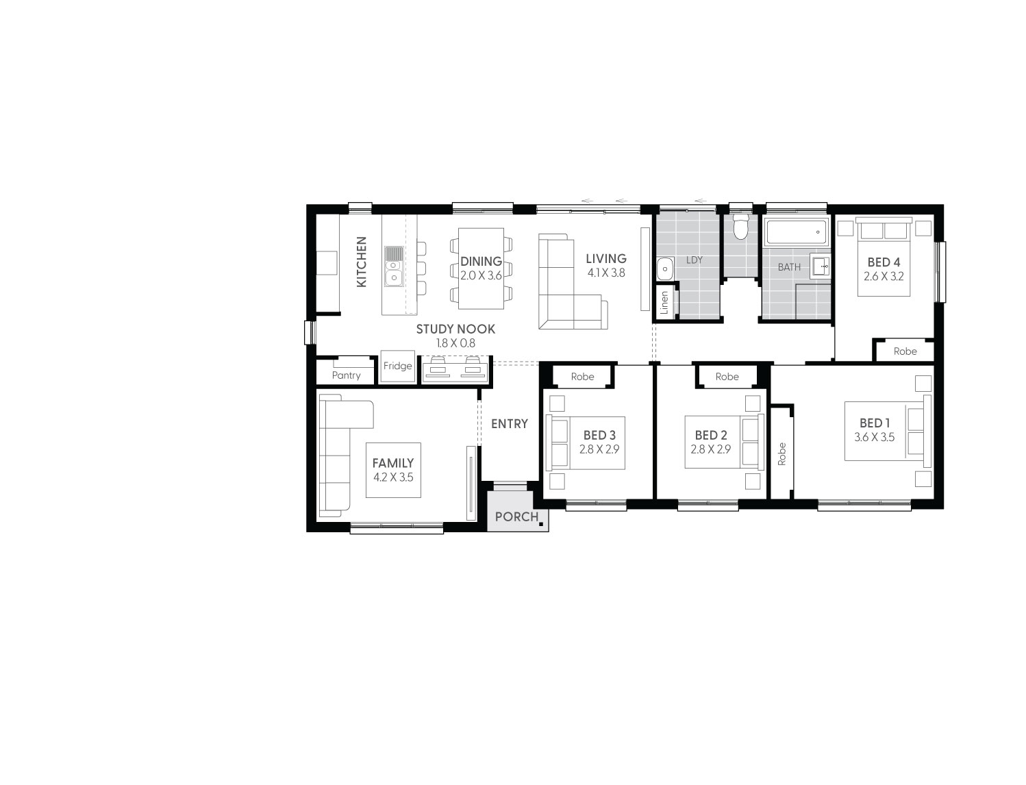 4 Bedroom House Plans Wilson Homes 4 Bedroom House Plans Wilson Homes