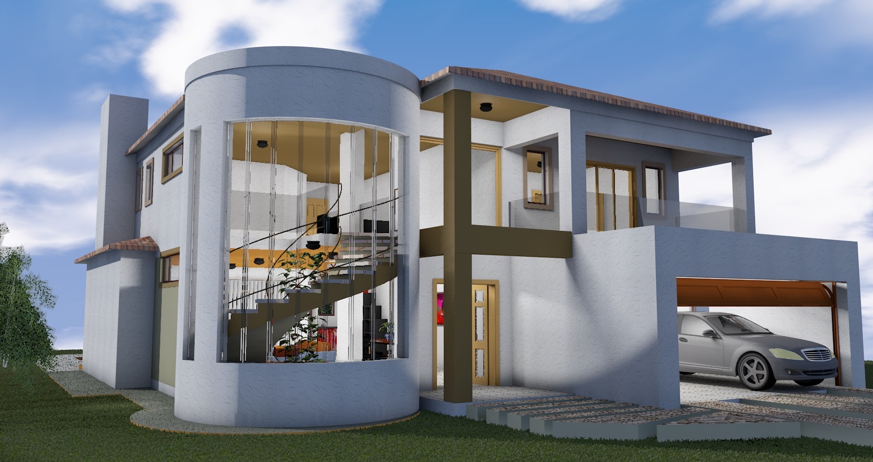 4 Bedroom Modern Style TDP750CH SA Houseplans 4 Bedroom Modern Style TDP750CH SA Houseplans