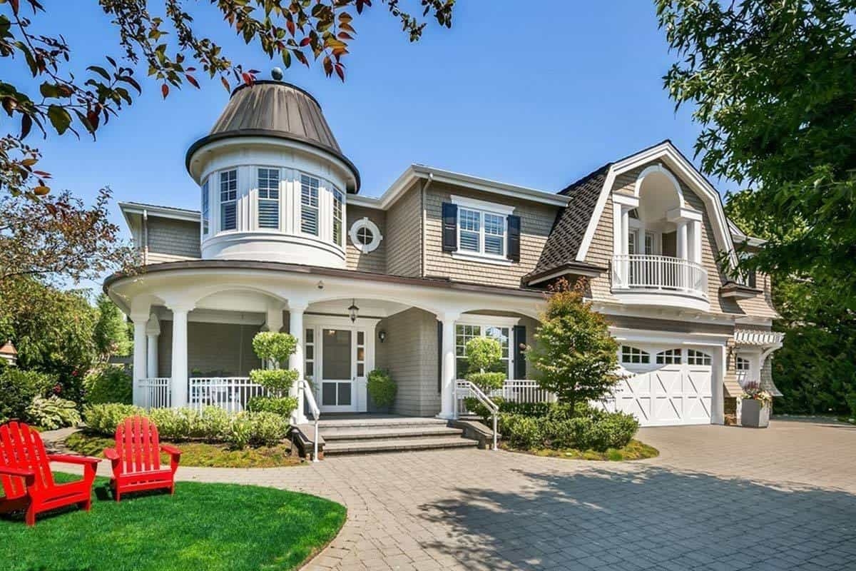 4 Bedroom Two Story Shingle Style Home Floor Plan 4 Bedroom Two Story Shingle Style Home Floor Plan