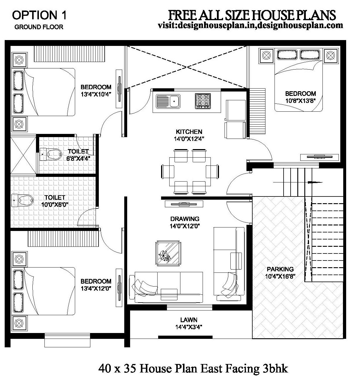 40 35 House Plan East Facing 3bhk House Plan 3D Elevation House Plans 40 35 House Plan East Facing 3bhk House Plan 3D Elevation House Plans