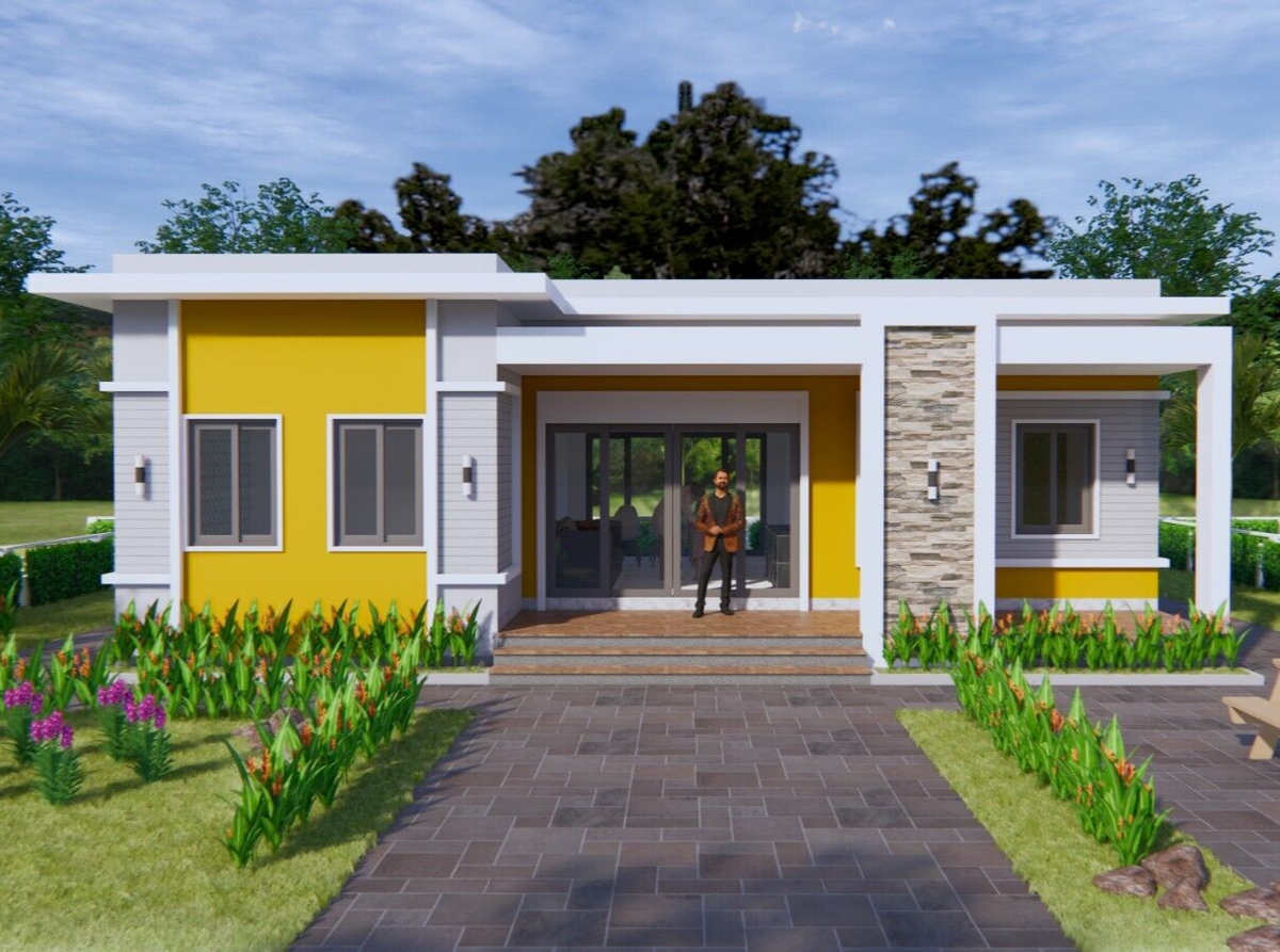 Flat Roof 3 Bedroom House Plans Flat Roof 3 Bedroom House Plans