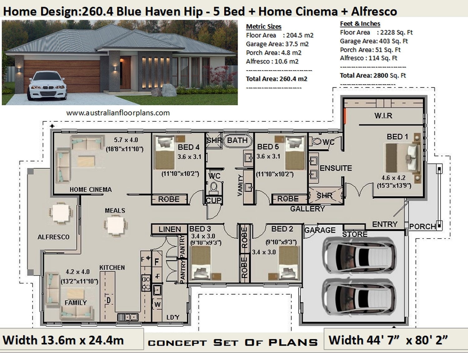 5 Bed House Plans Australia 260 4 M2 Or 2800 Sq Feet 5 5 Bed House Plans Australia 260 4 M2 Or 2800 Sq Feet 5