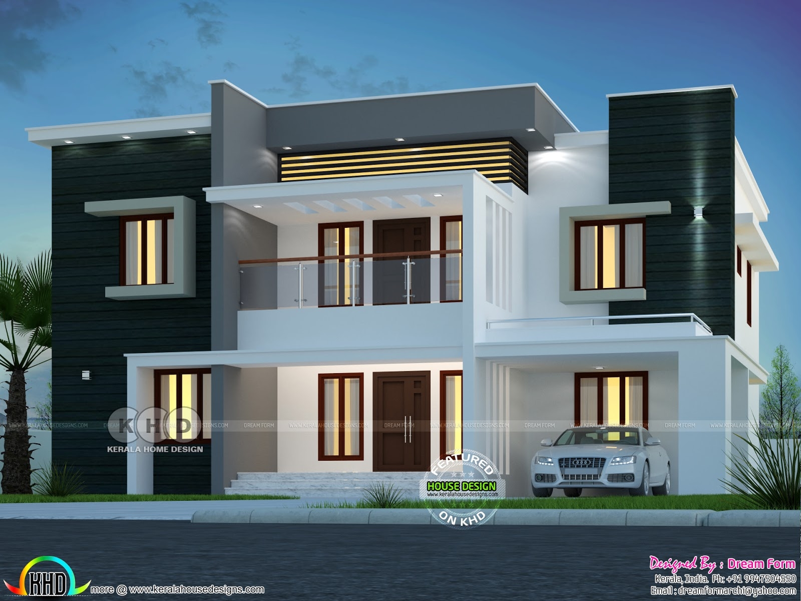 5 Bedroom 2992 Sq ft Modern Home Design Kerala Home Design And Floor Plans 10K Dream Houses