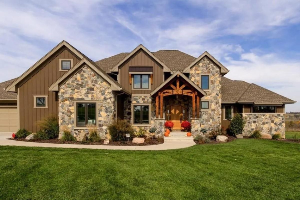 Five Bedroom Craftsman House Plans