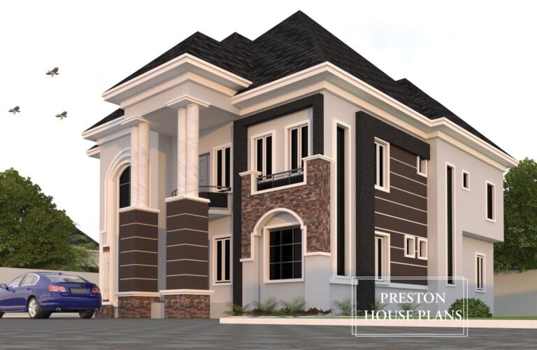 5 Bedroom Duplex House Plan Preston House Plans