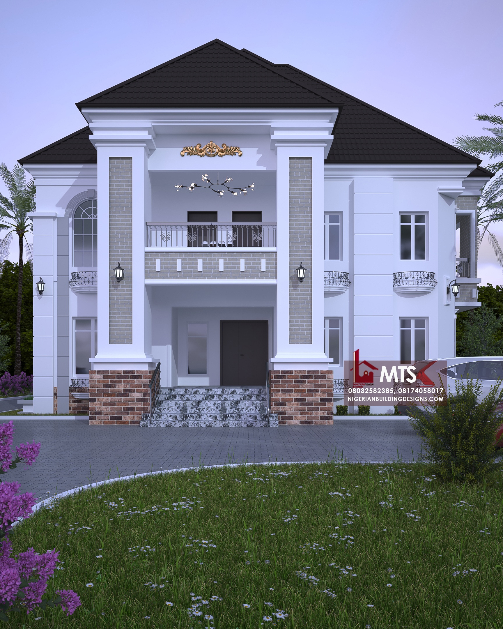5 BEDROOM DUPLEX RF D5037 NIGERIAN BUILDING DESIGNS