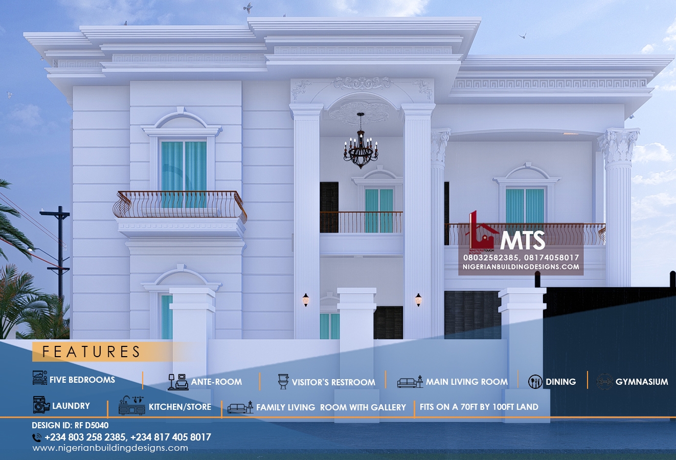 5 Bedroom Duplex House Plans Nigeria