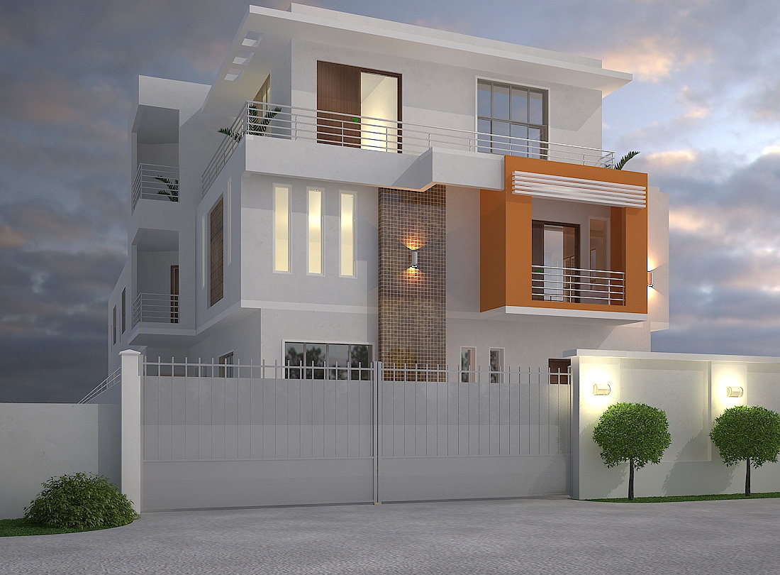 5 Bedroom Duplex With Pent House Ref 5014 NIGERIAN HOUSE PLANS