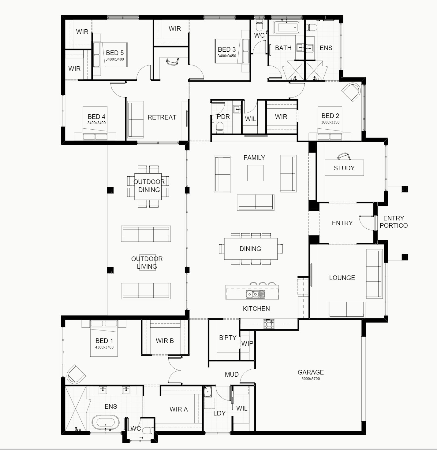 5 Bedroom Floor Plans Buildi 5 Bedroom Floor Plans Buildi