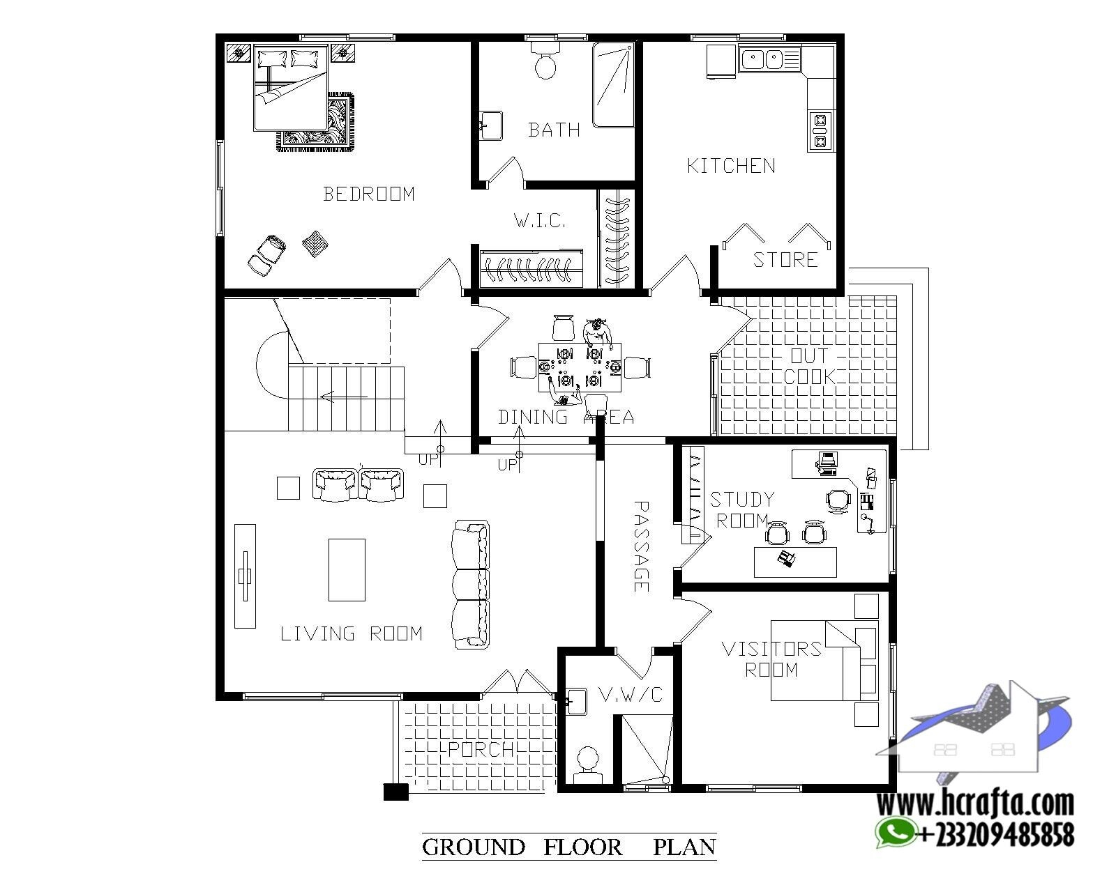 5 Bedroom House Plans Square