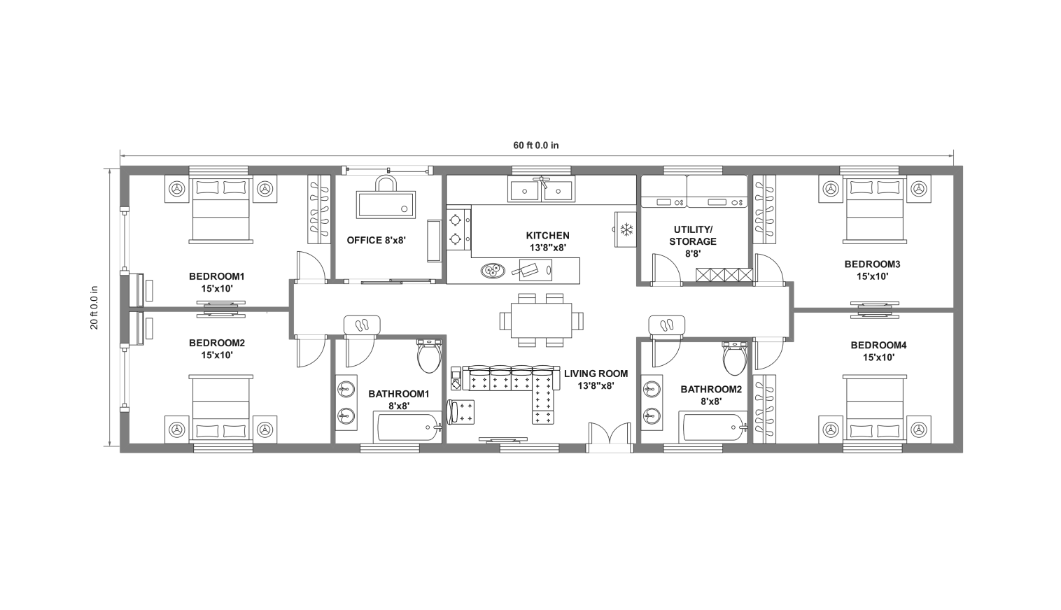 5 Bedroom House Plan