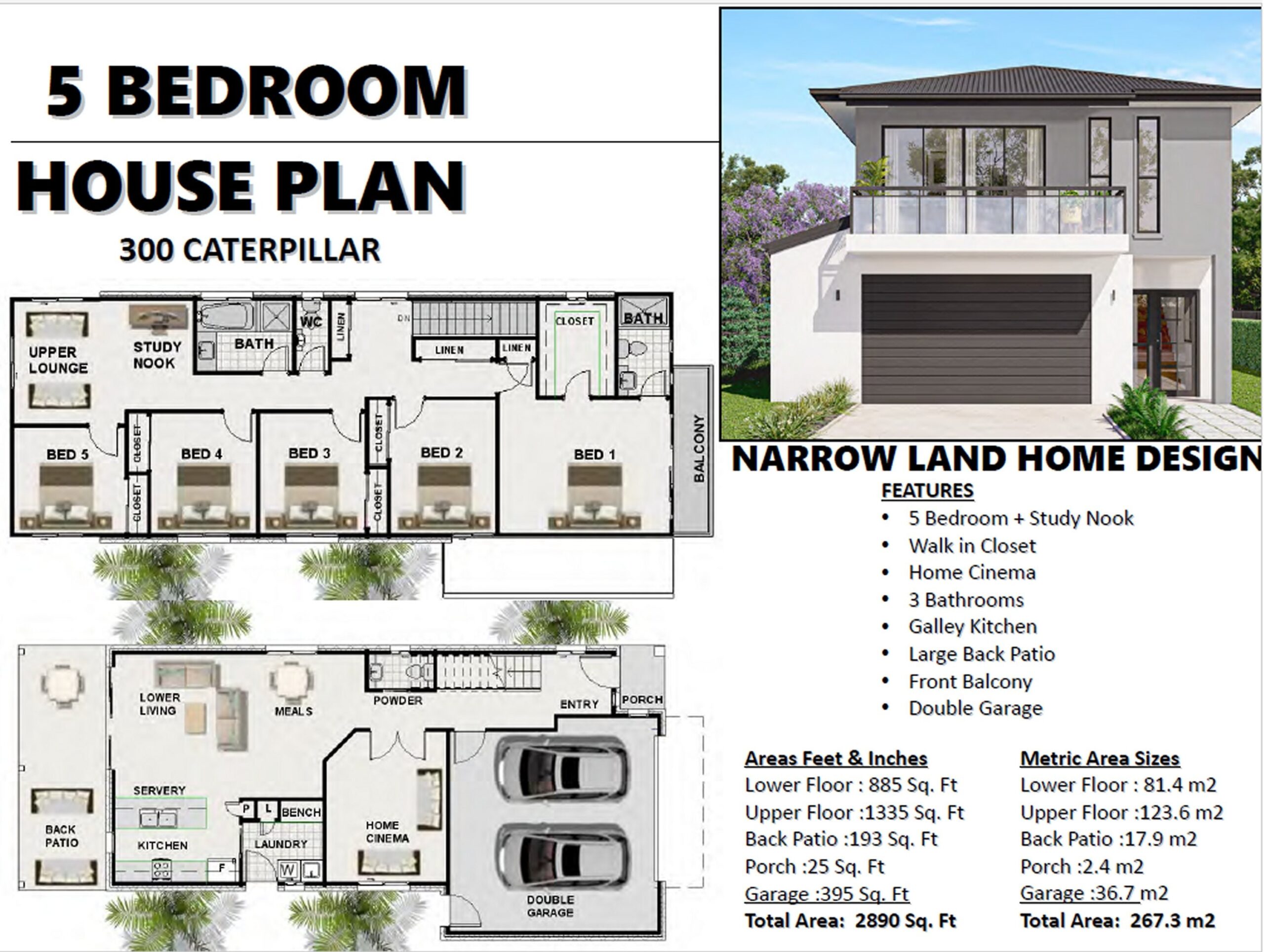 5 Bedroom House Plans Narrow Lot 5 Bedroom House Plans Narrow Lot