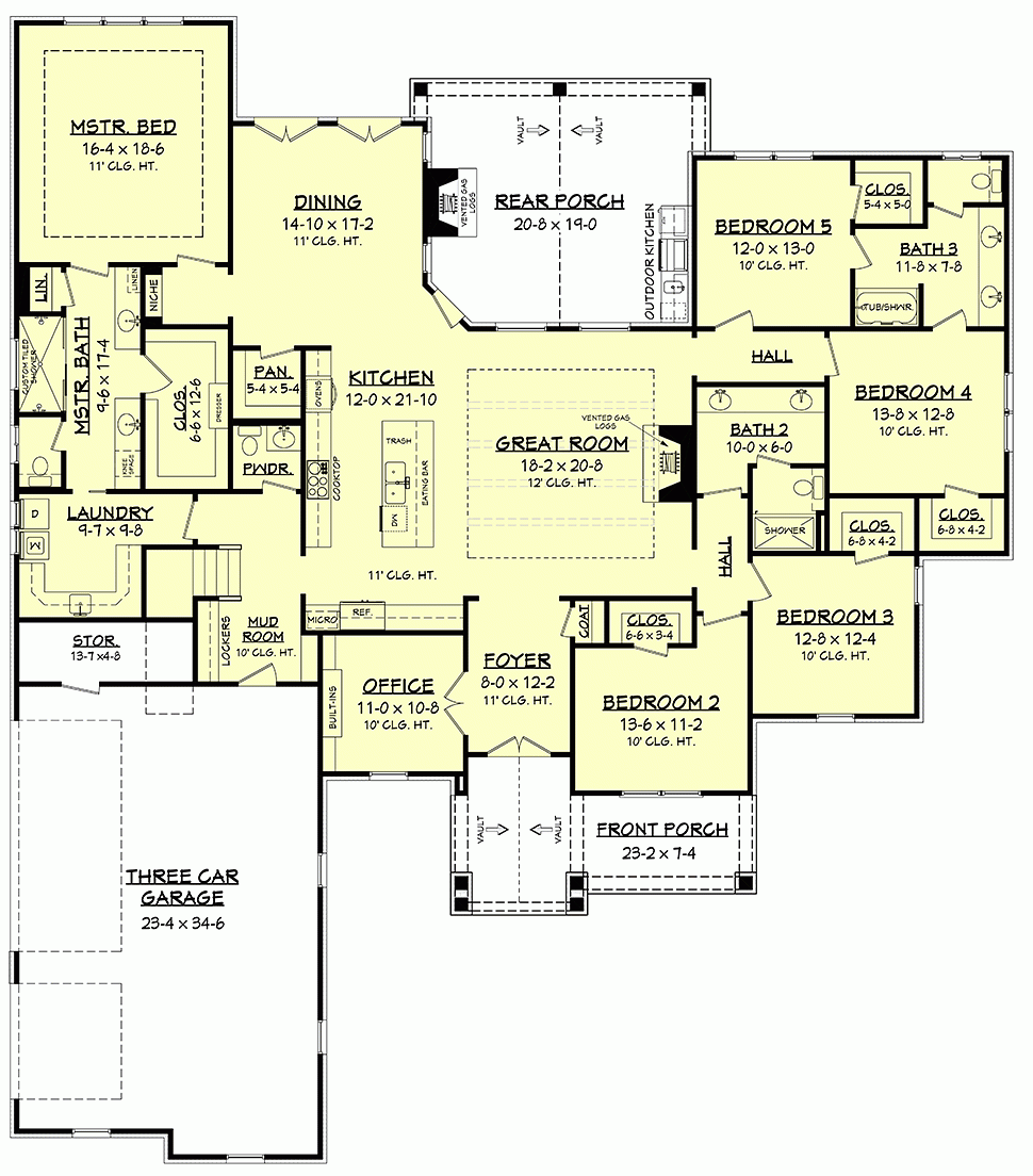 5 Bedroom House Plans U0026 Floor Plans 5 Bedroom House Plans U0026 Floor Plans