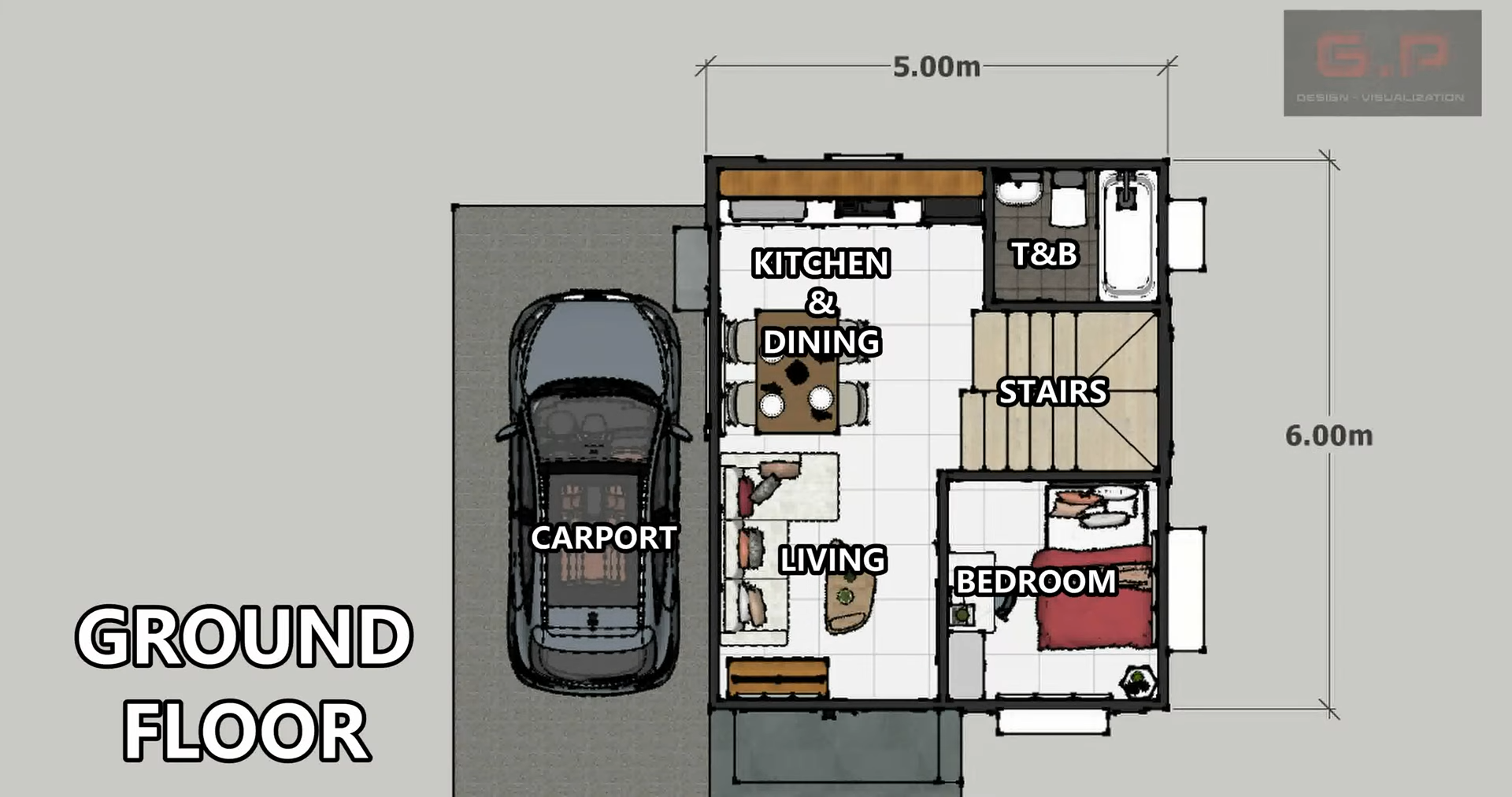 5 X 6 M Small 2 Storey House Design Ideas HSDesain 5 X 6 M Small 2 Storey House Design Ideas HSDesain