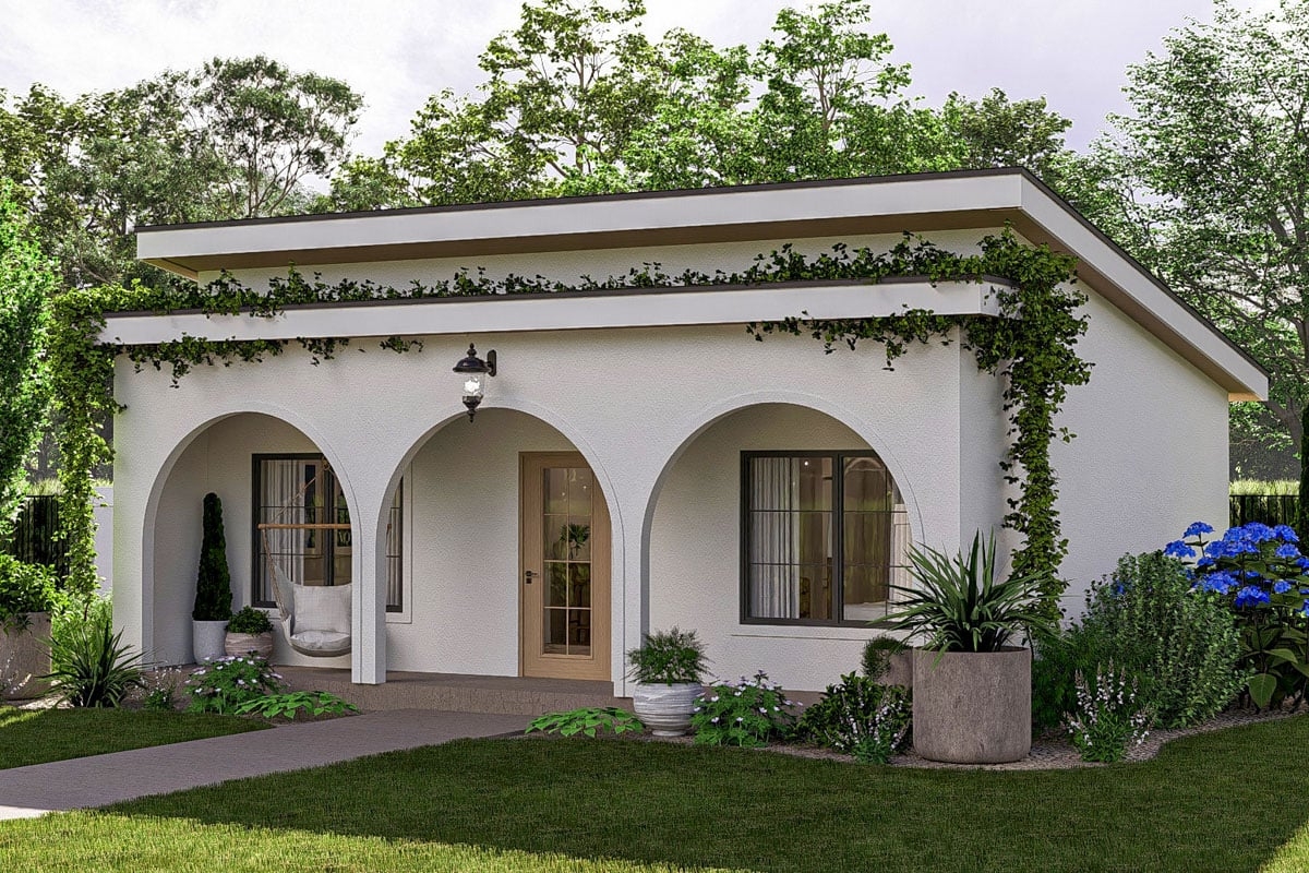 One Bedroom Spanish House Plan One Bedroom Spanish House Plan