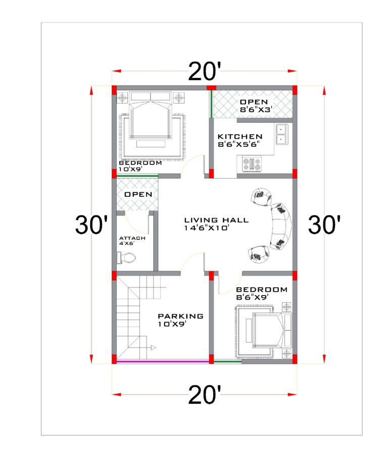 600 Sqft House Plans 600 Sqft 2 Bedroom House Plans 10x60 Houseplans 20x30 House Plans 30x20 House Plans
