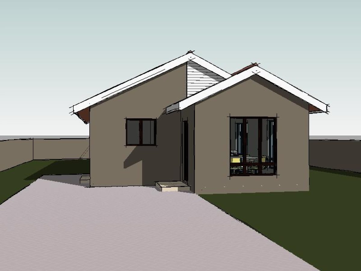 65sqm Simple 2 Bedroom House Plan Design Plandeluxe 65sqm Simple 2 Bedroom House Plan Design Plandeluxe