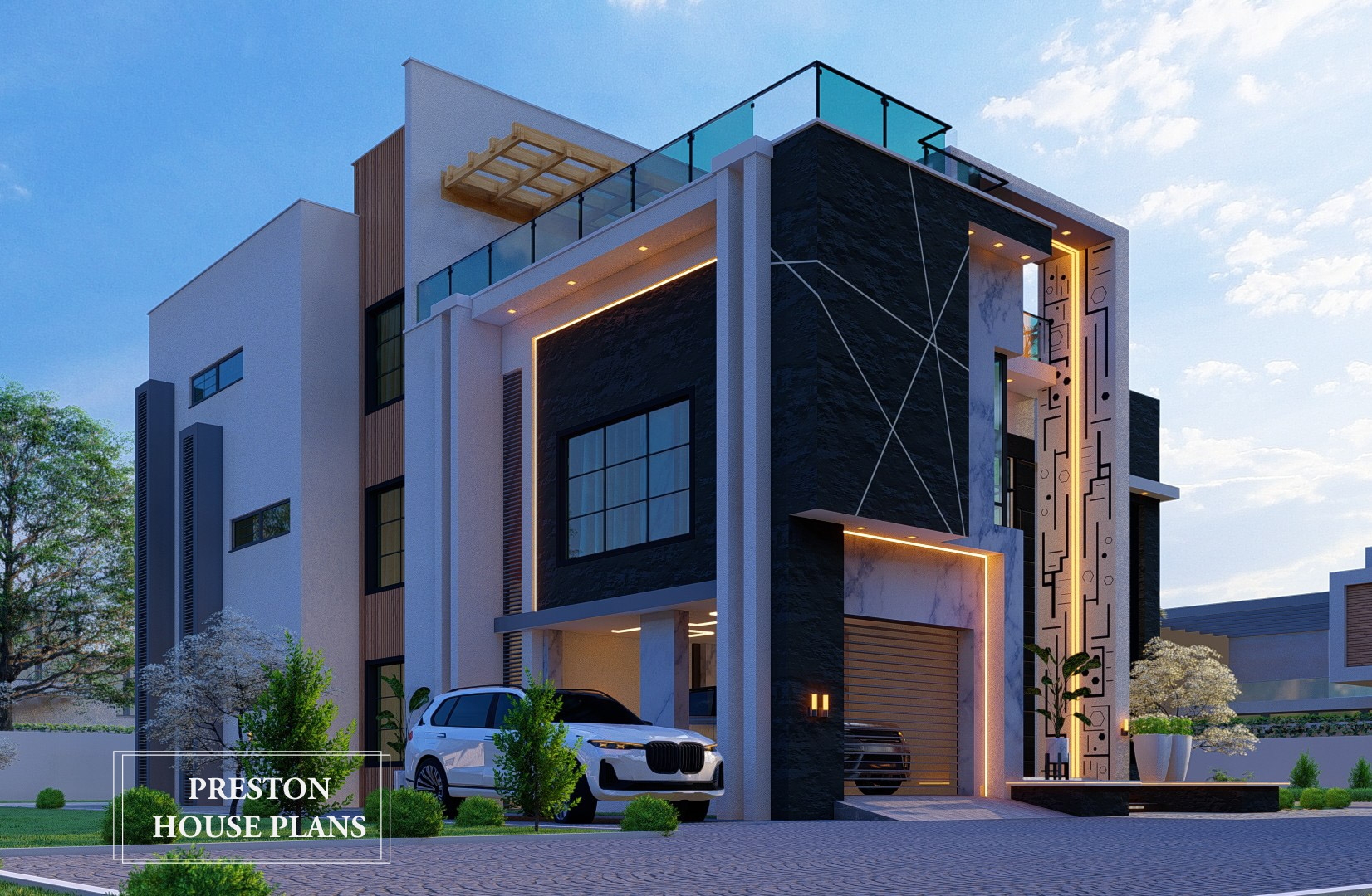 7 Bedroom Contemporary Villa Preston House Plans 7 Bedroom Contemporary Villa Preston House Plans