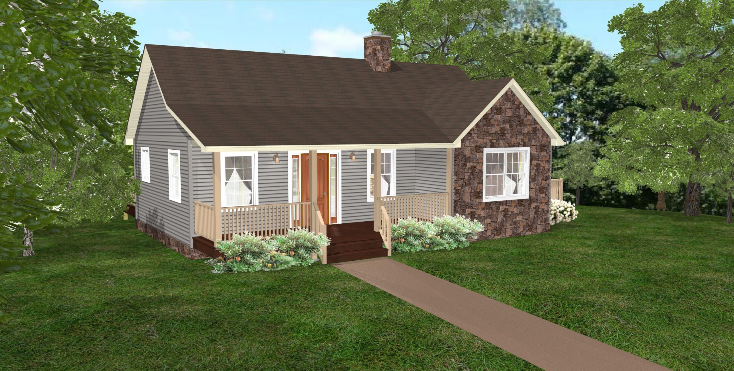 798 Sq Ft Wheelchair Accessible Small House Plans