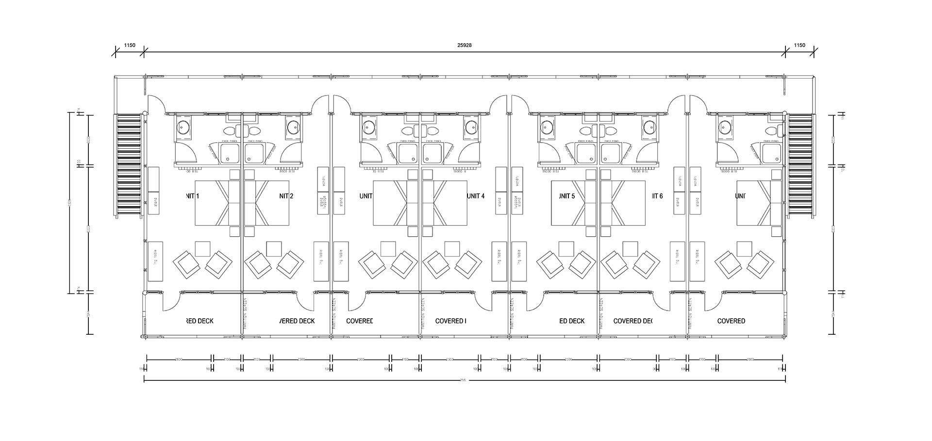 8 Bedroom Guest House Plan Commercial Accommodation Tu0026B