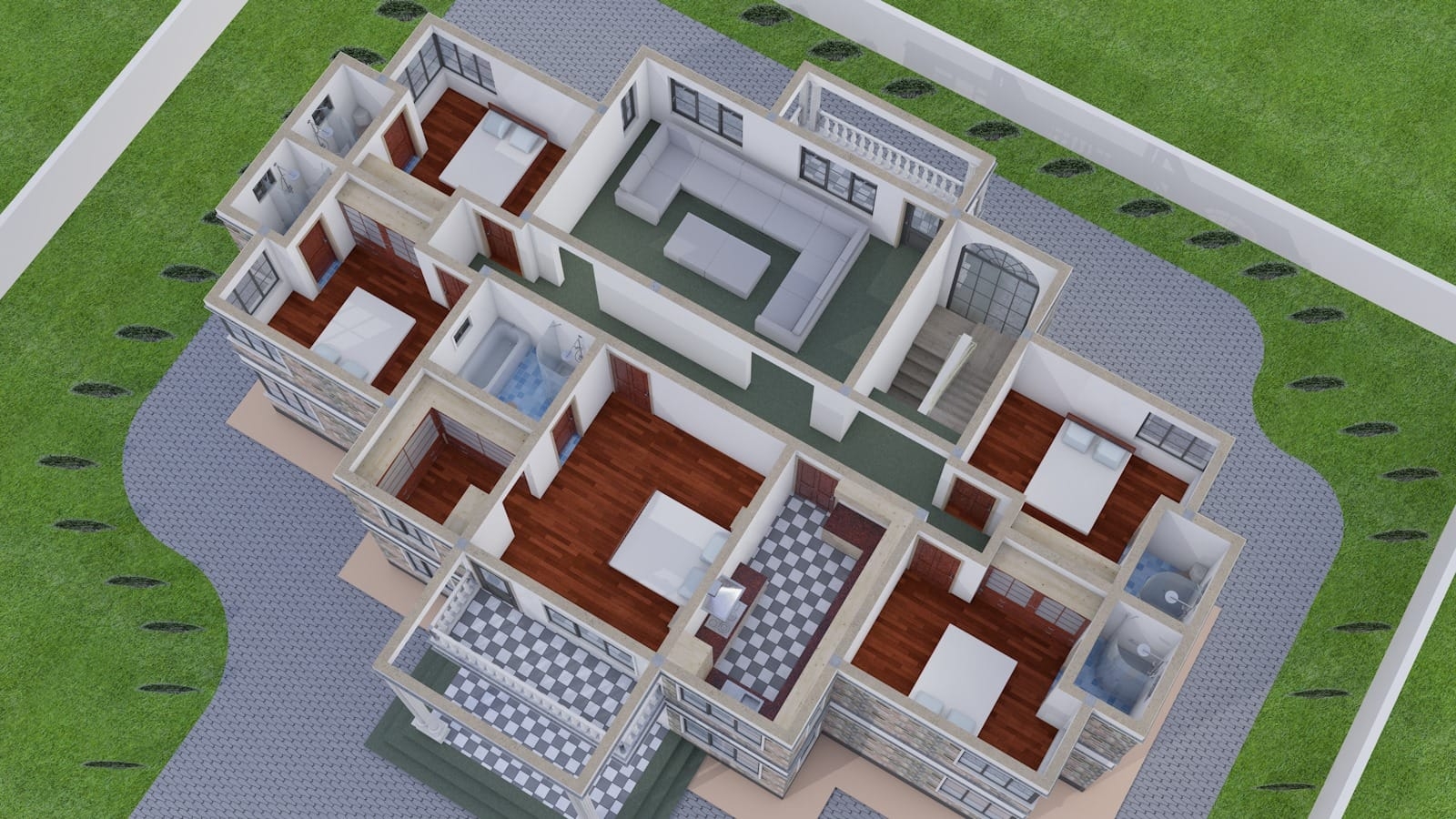 8 Bedroom House Plans