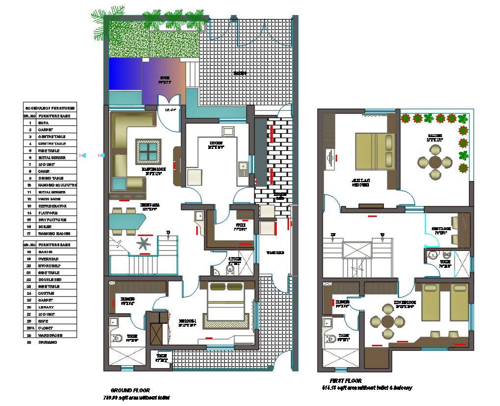 800 SQ FT House Plans 3 Bedroom Design AutoCAD File Cadbull 800 SQ FT House Plans 3 Bedroom Design AutoCAD File Cadbull