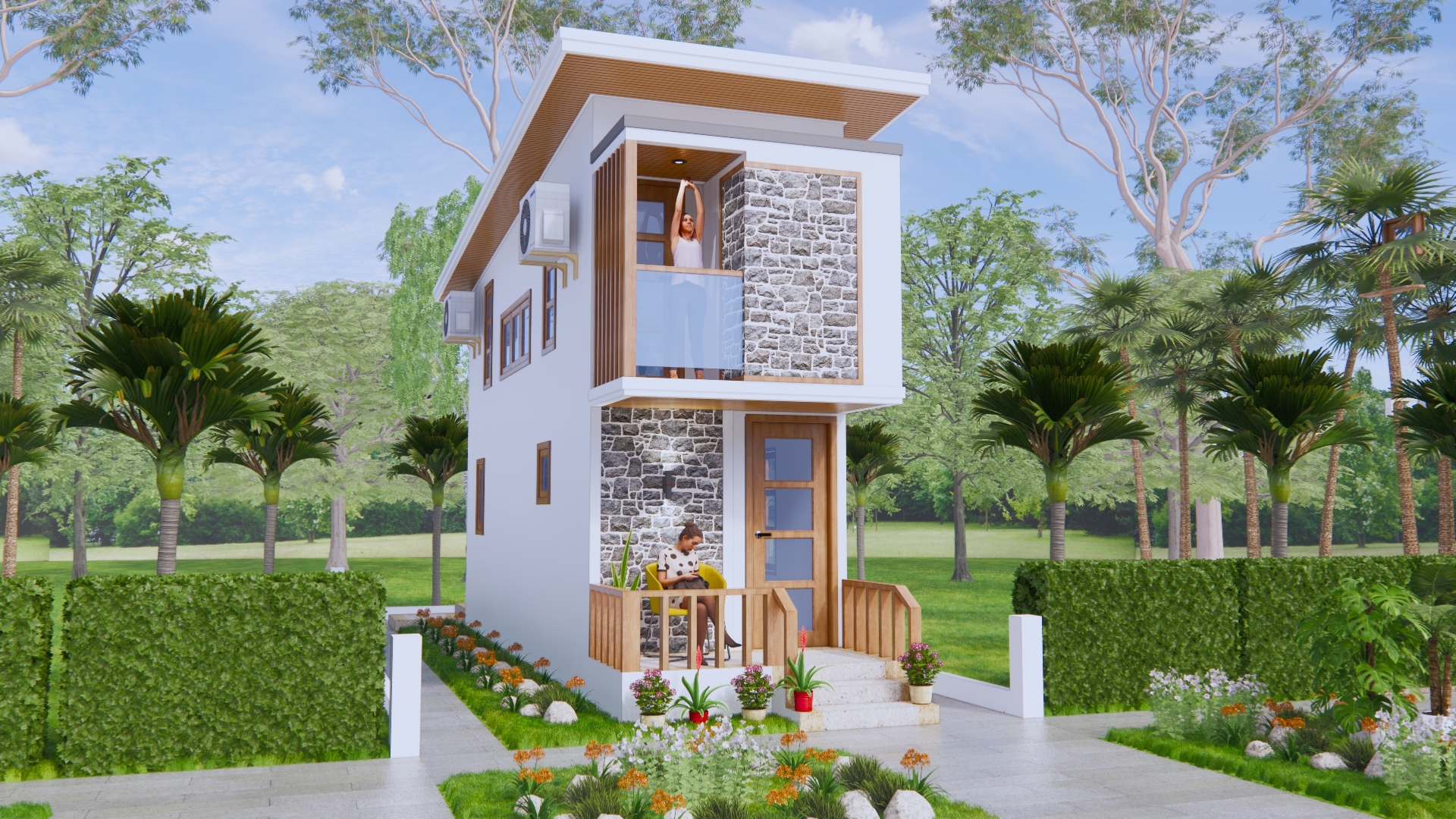 8x26 Small Loft House Plan 2 5x8 Meter 2 Beds 1 Bath Shed Roof PDF Full Plans SamHousePlans 8x26 Small Loft House Plan 2 5x8 Meter 2 Beds 1 Bath Shed Roof PDF Full Plans SamHousePlans