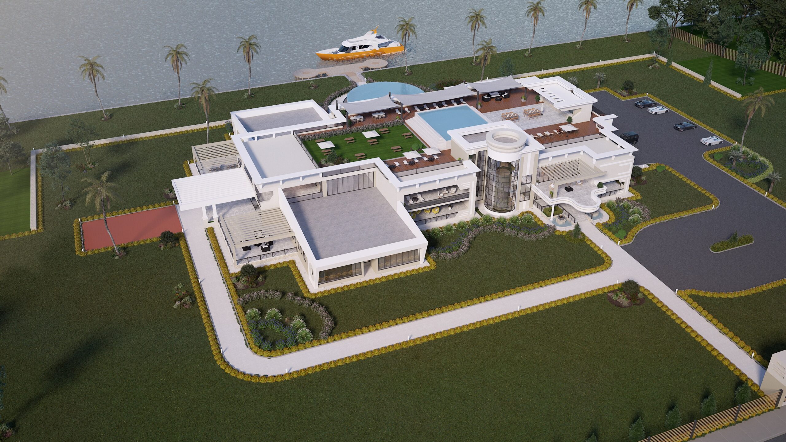 9 Bedroom 9 5 Bath Mansion House Plan Grey White Option1 28 000 9 Bedroom 9 5 Bath Mansion House Plan Grey White Option1 28 000