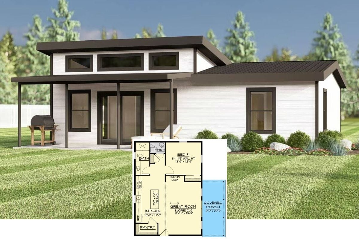 One Bedroom Contemporary House Plans One Bedroom Contemporary House Plans