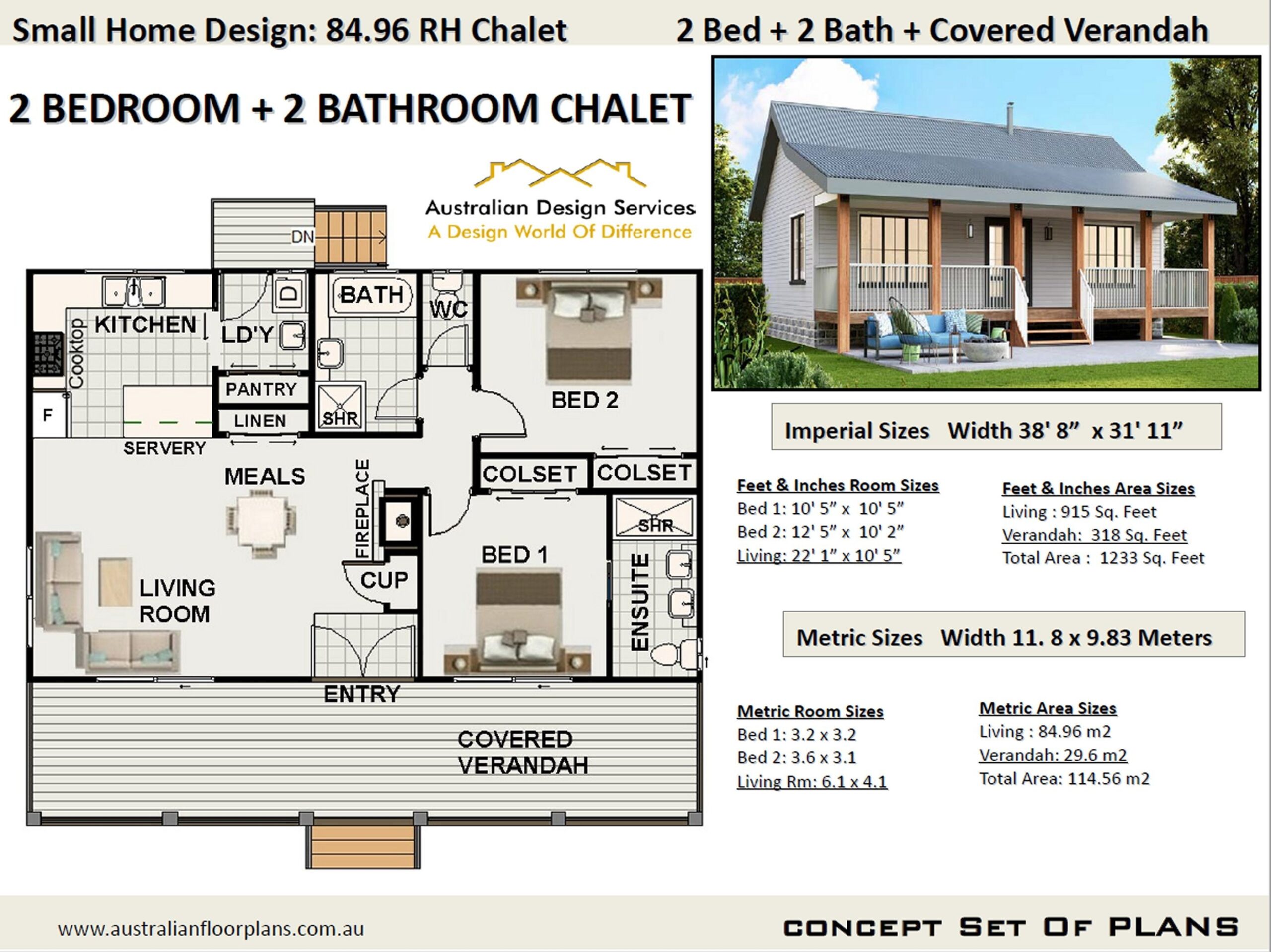 ADU Small Chalet Home Design 2 Bedroom 2 Bathroom House Plans For Sale 84 9 M2 914 Sq Feet Etsy ADU Small Chalet Home Design 2 Bedroom 2 Bathroom House Plans For Sale 84 9 M2 914 Sq Feet Etsy