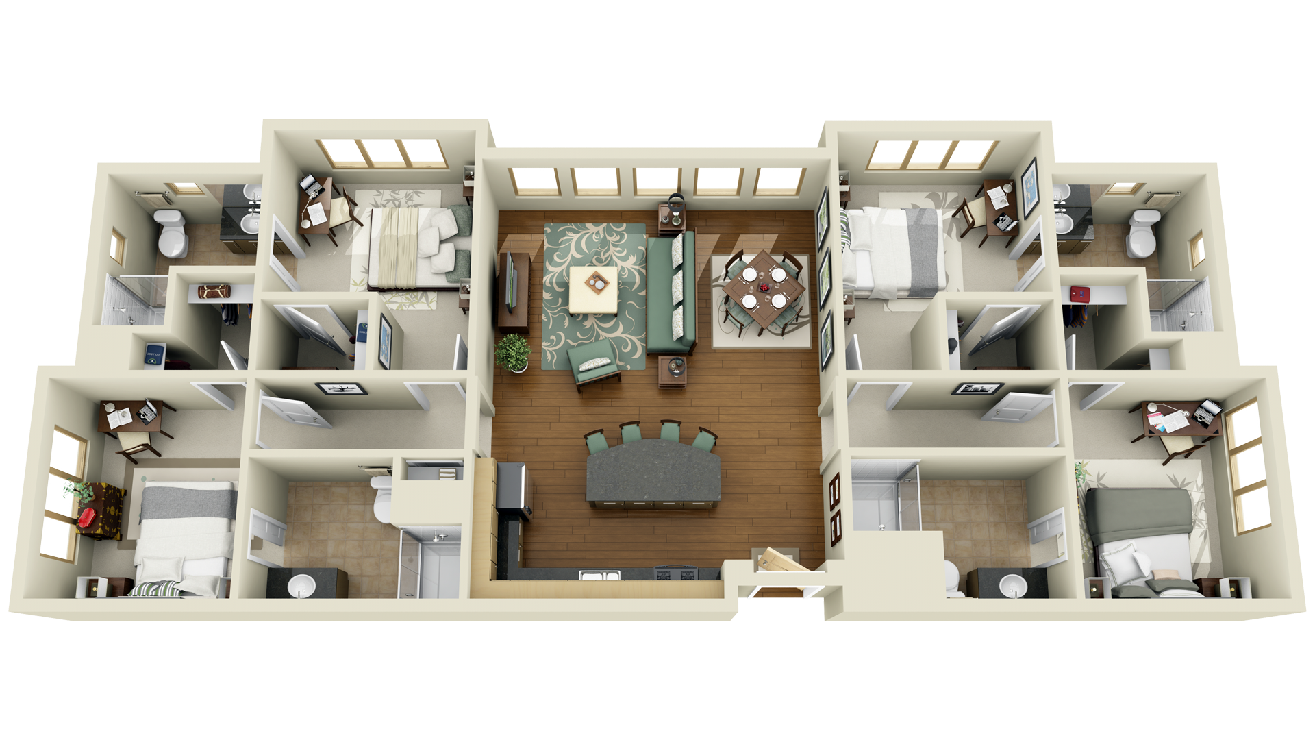 Blue Square Apartments 4 Bedroom Housing Services USU