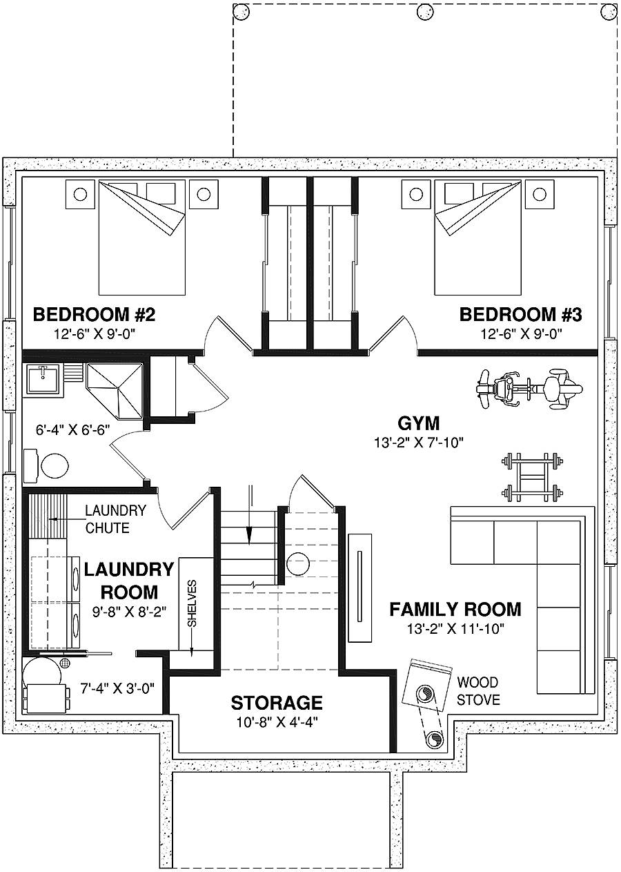 Small 3 Bedroom House Floor Plans