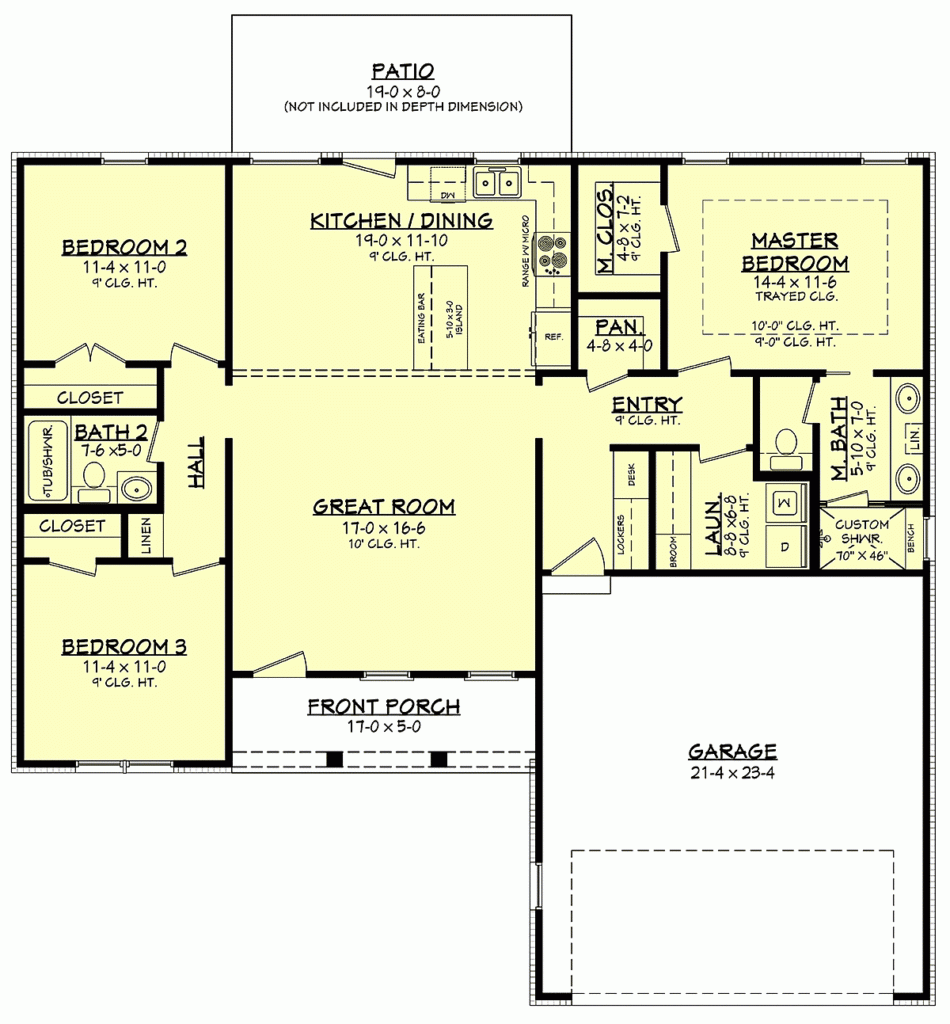 Budget Friendly House Plan With 3 Bedrooms