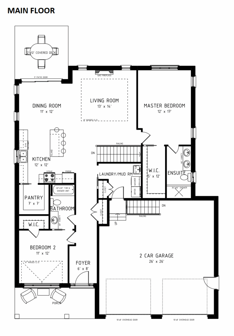 Bungalow With Split Bedrooms Barry s Construction