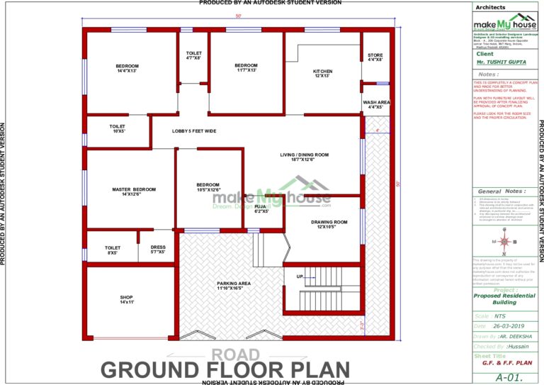 Buy 50x50 House Plan 50 By 50 Front Elevation Design 2500Sqrft Home Naksha