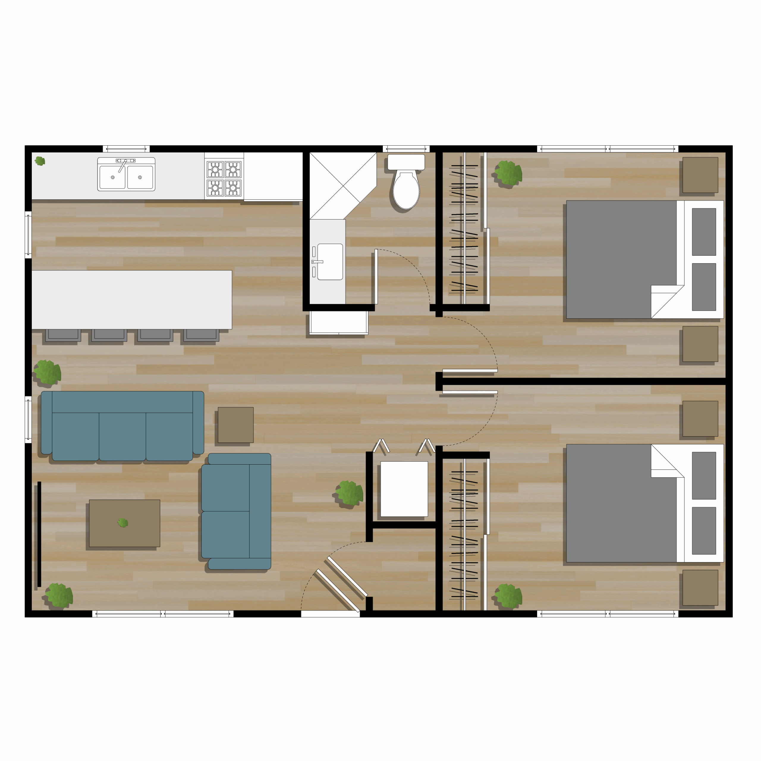Casita Model 20X30 Plans In PDF Or CAD Casita Floor Plans Casita Model 20X30 Plans In PDF Or CAD Casita Floor Plans