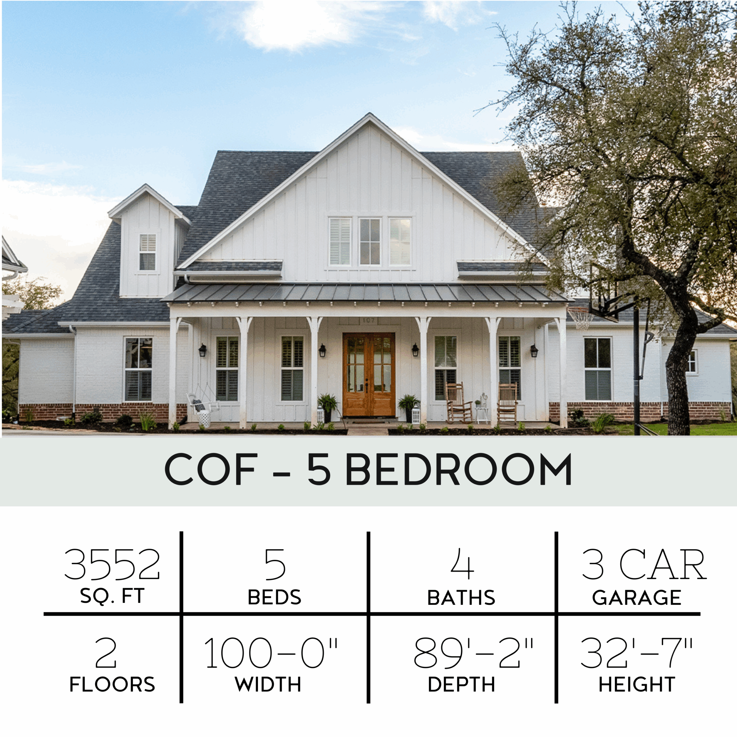 COF 5 Bedroom Owner Builder Program U0026 House Plans Century Oak Farmhouse COF 5 Bedroom Owner Builder Program U0026 House Plans Century Oak Farmhouse