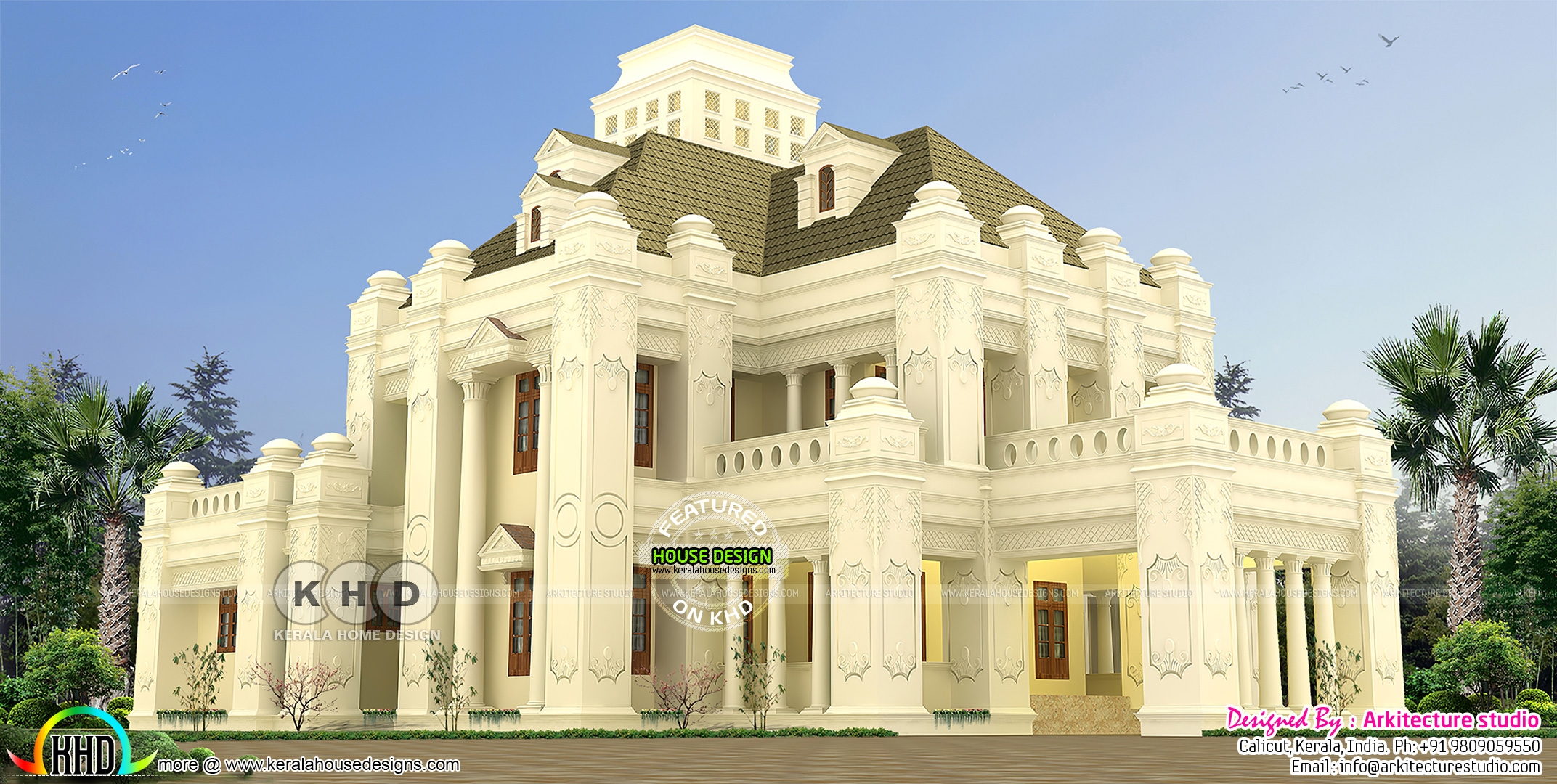 Colonial Masterpiece 7000 Sq Ft 6 Bedrooms Kerala Home Design And Floor Plans 10K Dream Houses Colonial Masterpiece 7000 Sq Ft 6 Bedrooms Kerala Home Design And Floor Plans 10K Dream Houses