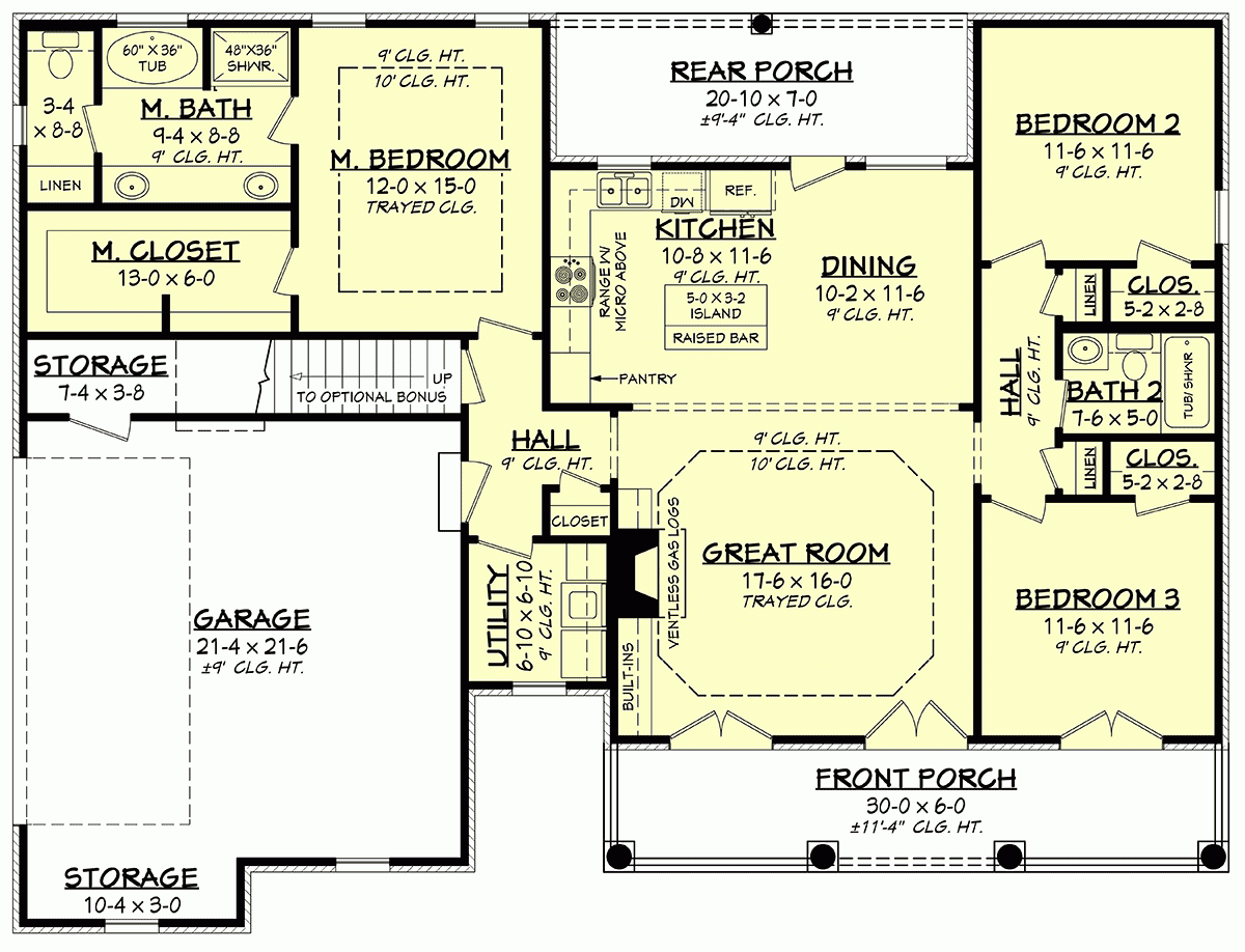 5 Bedroom Colonial House Plans