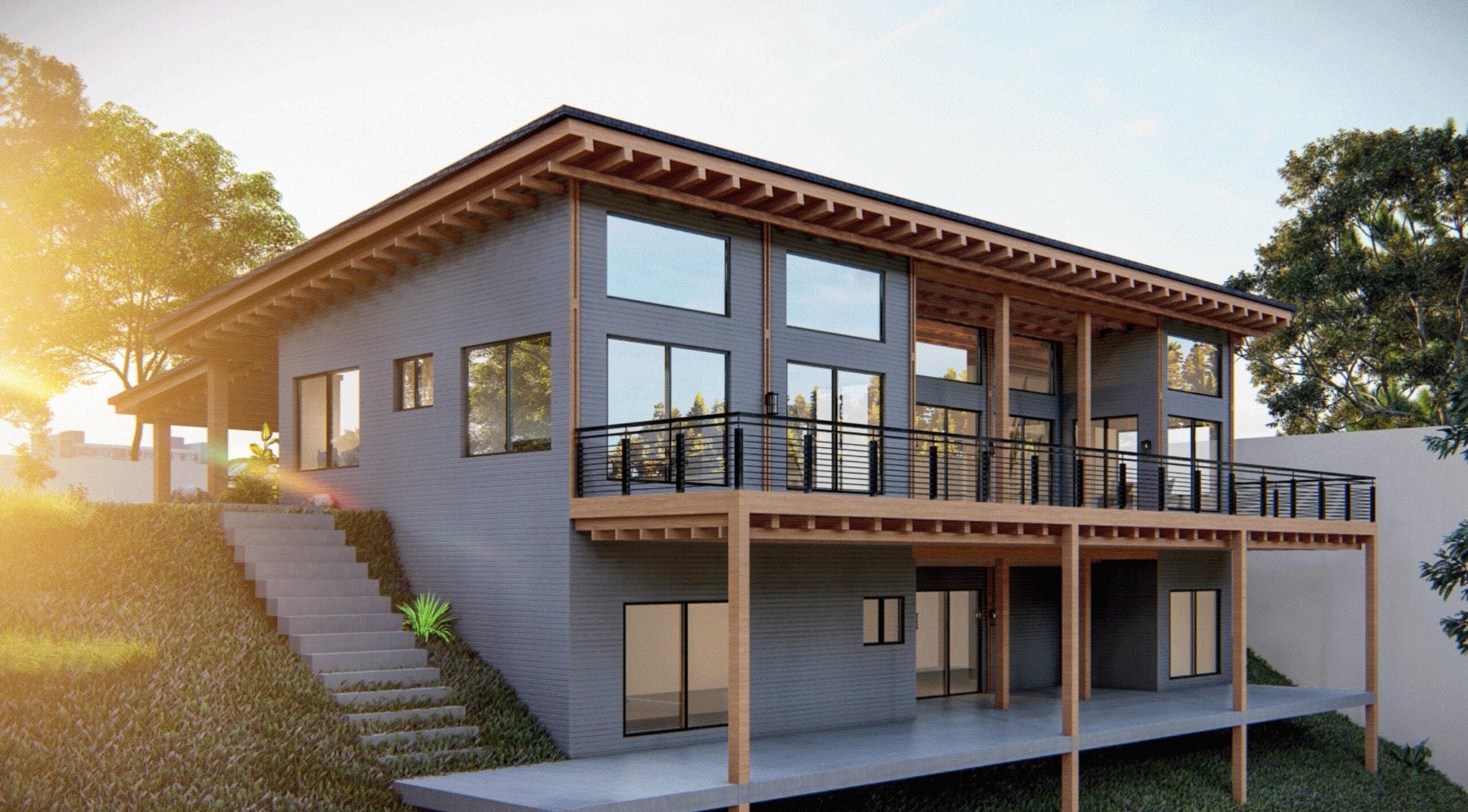 Complete Building Plans For 5 bedroom House With Walkout Basement U0026 Mezzanine Includes Architectural Electrical Plumbing And HVAC Plans Etsy