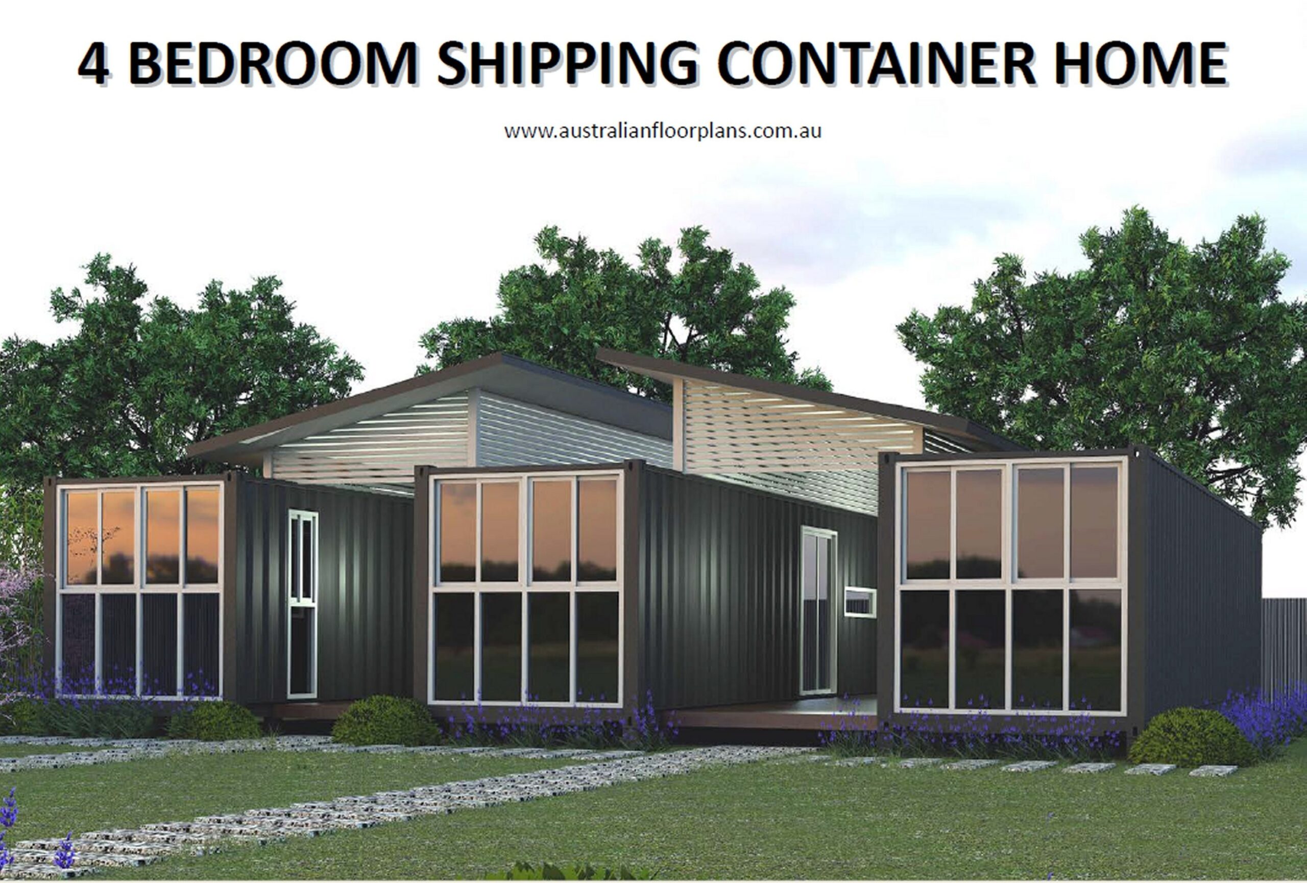 Construction Plan 89 1 Construction Plans Blueprints For A Shipping Container Container Home Floor Plans Best 4 Bed Container Homes Etsy
