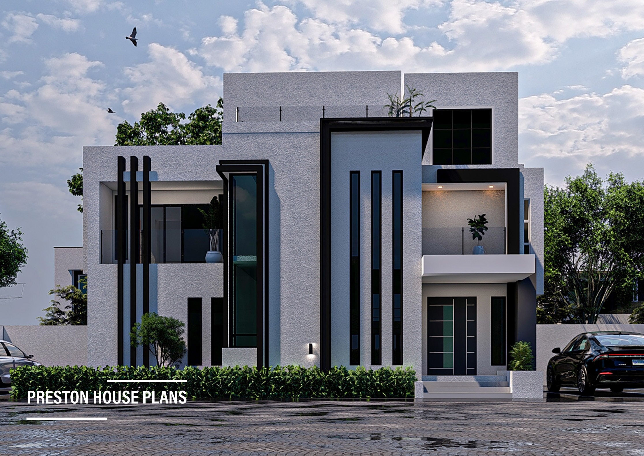 Contemporary 4 Bedroom Duplex Design Preston House Plans Contemporary 4 Bedroom Duplex Design Preston House Plans