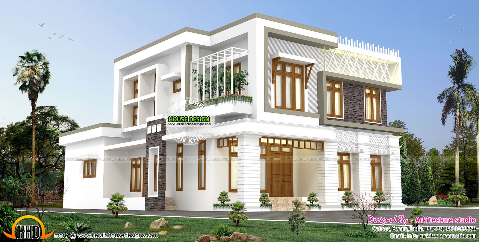 Contemporary Style 6 Bedroom Home Kerala Home Design And Floor Plans 10K Dream Houses Contemporary Style 6 Bedroom Home Kerala Home Design And Floor Plans 10K Dream Houses