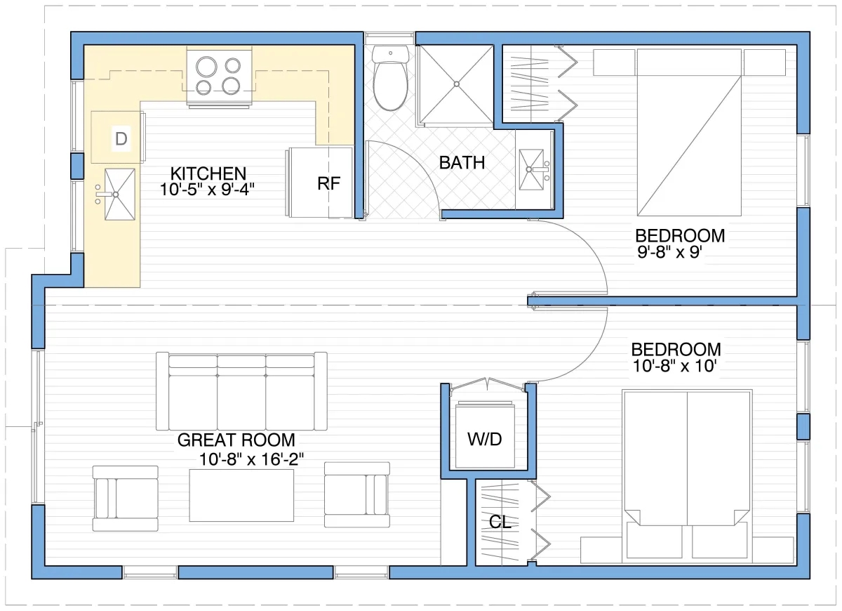 Cozy Versatile Living In A 2 Bedroom Tiny Home Cozy Versatile Living In A 2 Bedroom Tiny Home