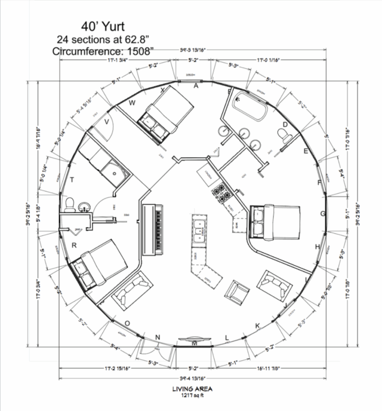 Design A Perfect Yurt Floor Plan Yurt Building Plans