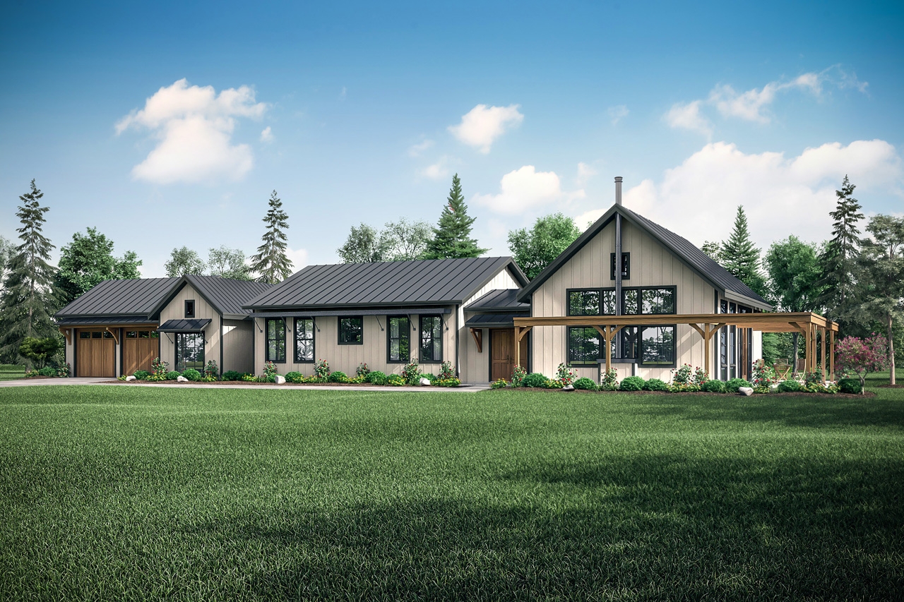 Dogtrot Inspired Kingsbridge Is A Modern Farmhouse For The PNW Associated Designs